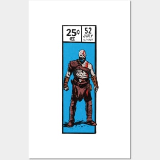 Comic book corner box - Kratos God of War fan art Posters and Art